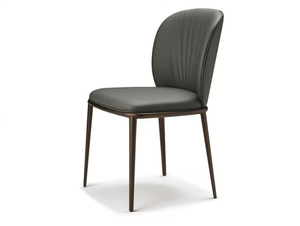 CHRIS ML - Upholstered leather chair _ Cattelan Italia